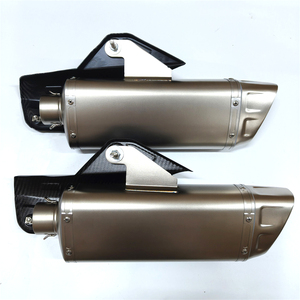 Silencieux d'échappement universel en acier inoxydable pour moto, compatible avec R1 Er6n Sv650 <span class=keywords><strong>Z800</strong></span> R1 Cb650f Cb1000r F850 Z900 M1 - Product Image 2
