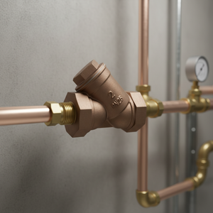 Filtro de malla de alambre de bronce en Y para sistemas de circulación de agua de refrigeración y válvulas - Product Image 1