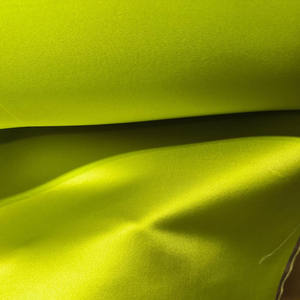 サテン生地100% 生糸染め生糸天然状態の生糸シルク生地 - Product Image 3