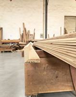 Plinthe en bois massif de cèdre rouge occidental sur mesure pour sauna, garniture murale et de sol intérieure