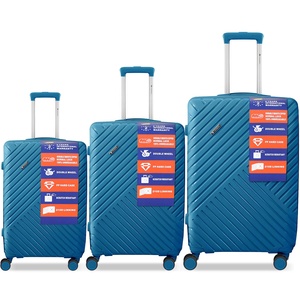 Xe đẩy trường hợp hành lý giá bán buôn Vali tùy chỉnh thiết kế PP Xe đẩy mang theo trên túi du lịch giá rẻ Bộ hành lý - Product Image 6