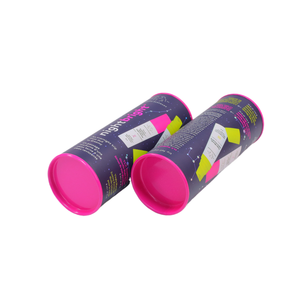 Scatola in Cartone Organico a Forma di Tubo, Resistente e Robusta, per Confezionamento di Oli Essenziali, Sieri per la Cura della Pelle e Bottiglie di Vetro - Product Image 1