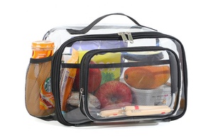 กระเป๋าเป้สะพายหลังสำหรับเด็กกลับไปโรงเรียนกระเป๋าใส่อาหารกลางวันใสทำจากพีวีซีกระเป๋าหนังสือใสขนาดใหญ่กระเป๋าใส่หนังสือสำหรับเด็กผู้หญิง - Product Image 5