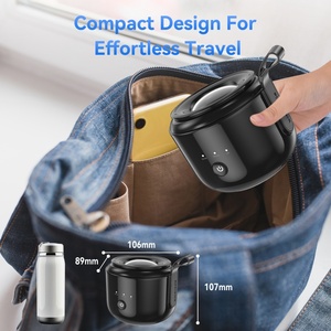 Nettoyeur ultrasonique portable rechargeable professionnel 125 ml 48 kHz multifonction pour usage domestique et extérieur, idéal pour les soins dentaires - Product Image 5