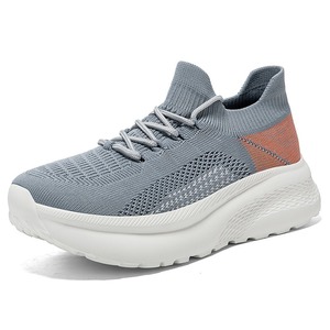 Zapatillas Deportivas para Parejas, Parte Superior de Malla Tejida, Transpirables, Punta Ancha, Ancho Amplio, Cómodas, Casuales, para Hombre y Mujer - Product Image 5
