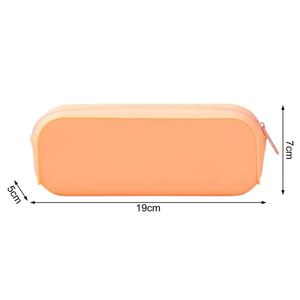 Boîte à crayons en silicone 3D personnalisée Kawaii mignonne 2024, petite, avec fermeture éclair, motif de dessin animé pour les filles et les étudiants - Product Image 4