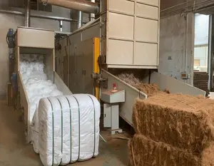 Nonwoven máquina de cardar fibras de coco e de juta para o colchão