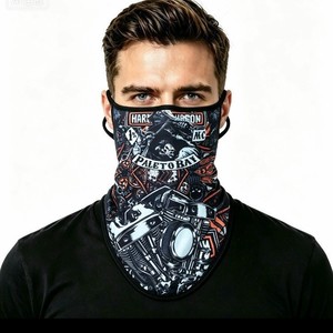 Best-selling Retro-style Cycling Fishing <strong>Face</strong> Neck Protectorsunproof Windproof Dustproof Breathable Ice Silkcustomizable - Product Image 3