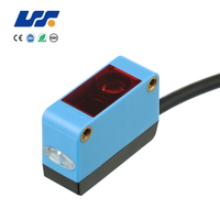 Capteur photoélectrique visuel CCD WTX à réglage en un clic, distance de détection réglable de 10 à 100 mm, NPN PNP sélectionnable, réglage en un clic