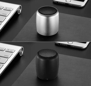Mini <span class=keywords><strong>música</strong></span> Bluetooths4.2 altavoz inteligente de Metal de aluminio altavoz portátil Multimedia azulejos altavoz - Product Image 6