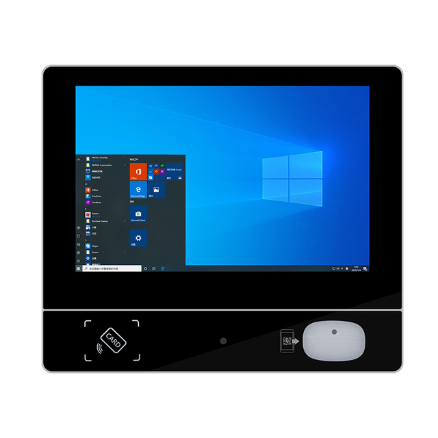 10.1 Touch Screen Metal Android/Windows Panel PC POS System with 1D/2D Barcode Scanner