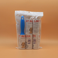 Bestseller Sticky Paper Straight Pet Flusen rolle für Tierhaare und Teppich Offer Bag OEM Item