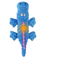 Bon marché, vente en gros, jouets à mâcher pour chien en peluche en forme de crocodile qui grince, jouets à mâcher agressifs, durables, doux et froissés, interactifs pour chiots