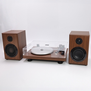 مشغل أسطوانات فينيل جديد التصميم مع سماعات خارجية عالية الجودة وخرطوشة A-T MM - Product Image 6