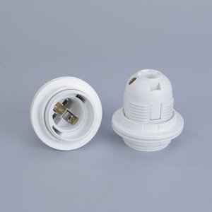 Wholesale Lighting Accessories E27 Lamp <strong>Holder</strong> Fully Threaded Screw <strong>Locking</strong> Device Plastic Tooth E27 Lamp <strong>Sockets</strong> - Product Image 4