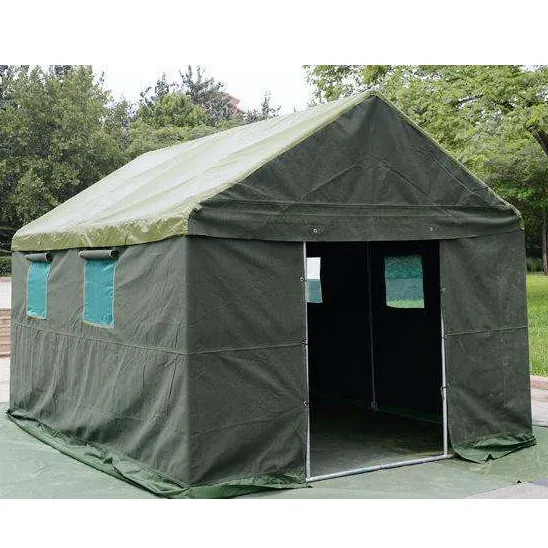 Heavy Duty Command Surplus Camping Canvas Disaster Relief Emergency Tent for Sale