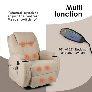 DOSER Bestseller Elektrisch Verstellbare Manuelle Stoff-Sessel mit Holzrahmen im Modernen Stil für das Wohnzimmer - Product Image 5