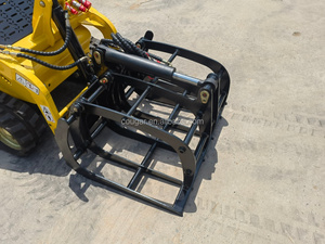 COUGARS Grappin hydraulique pour mini-chargeuse compacte autoportée 0,2-0,4 m³ Grappin à bois Grappin à débris Vente directe usine - Product Image 5