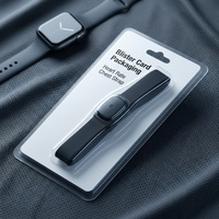 Emballage en blister personnalisé, boîte à clapet avec carte de support en PET transparente pour les produits électroniques grand public, montres intelligentes