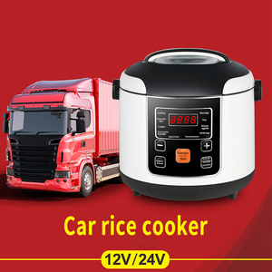 12V 24V 220V Mini Cuiseur À Riz Voiture Camion Soupe Bouillie Machine De Cuisson Alimentaire Vapeur Électrique Voiture Cuiseur À Riz 2L - Product Image 3