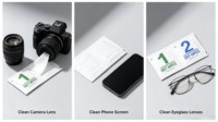 Service OEM ODM personnalisé, lingettes numériques à affichage numérique emballées individuellement pour objectifs d'appareil photo et lunettes, en microfibre écologique non tissée