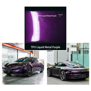 <span class=keywords><strong>Film</strong></span> de protection de peinture automobile TPU auto-cicatrisant, anti-rayures, à changement de couleur, épaisseur 7,5 mil, série luxe violette, garantie 5+ ans - Product Image 3
