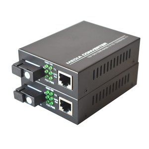 Gigabit <span class=keywords><strong>Ethernet</strong></span> sợi phương tiện truyền thông chuyển đổi một cặp 10/100/1000M RJ45 đến 1000m Bi-directional Single-mode SC sợi lên đến 20km - Product Image 2