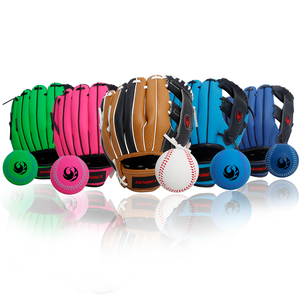 Guanti da baseball personalizzati tee <span class=keywords><strong>ball</strong></span> Fulfun sport glove con baseball - Product Image 1