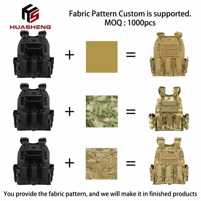 OEM Custom Nylon Schutzweste Molle Platten träger Taktische Weste