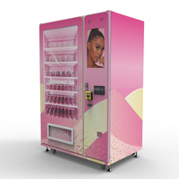 Distributeur automatique de cosmétiques de beauté à écran tactile Combo pour la vente au détail de beauté Distributeurs automatiques de cils populaires personnalisables