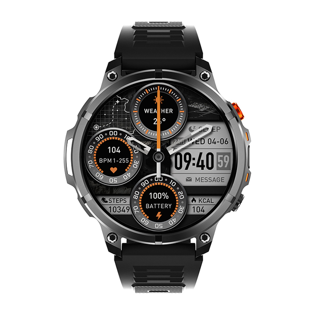 Z422 GPS Smart Watch 1.7" AMOLED Screen 1000mAh Big Battery 100+ Sports Modes Health Monitor Outdoor Sport Watch Explorer Pro