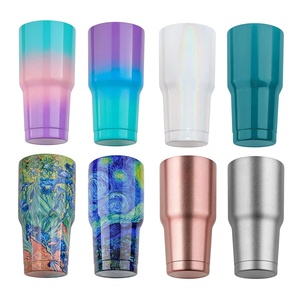 Los más vendidos: Tazas térmicas de acero inoxidable con pajitas, vasos portátiles con recubrimiento en polvo, venta al por mayor. - Product Image 6