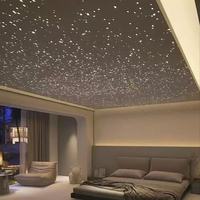 Kit d'éclairage LED pour plafond à fibres optiques RGBW à changement de couleur, effet ciel étoilé, avec étoiles scintillantes, indice de protection IP68, intensité variable, pour home cinéma