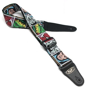 Sangle <span class=keywords><strong>de</strong></span> guitare électrique en <span class=keywords><strong>toile</strong></span> coton <span class=keywords><strong>spiderman</strong></span> à motif d'animation respirante double couche bon marché accessoires <span class=keywords><strong>de</strong></span> guitare - Product Image 6