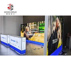 Fabrika taşınabilir ticaret gösterisi 10x10 standında raflar ile ürünler kumaş ışık kutusu fuar görüntülemek için - Product Image 5