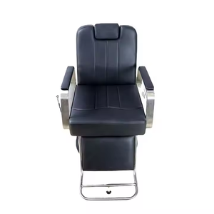 Vente en gros de chaises de barbier pour salon chaise de salon de coiffure en cuir durable avec base chromée en provenance de Chine - Product Image 1