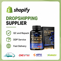 Cápsulas de Complejo Multivitamínico para Hombre con D3, K2, Magnesio, Ashwagandha y Ginseng, Apoyo Inmunológico y Energético, Envío Directo 3PL