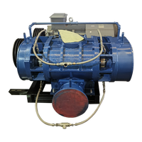 Pompa Vakum Uap Sistem MVR Besi Cor AC Shangu Electric Model OEM MJSR RSR Tekanan Rendah 1100rpm