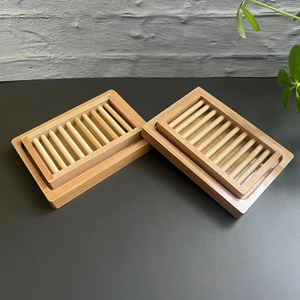 Vassoio per <span class=keywords><strong>sapone</strong></span> in legno naturale fatto a mano con Design moderno in legno massiccio <span class=keywords><strong>porta</strong></span> <span class=keywords><strong>sapone</strong></span> da bagno creativo per uso domestico e alberghiero - Product Image 2