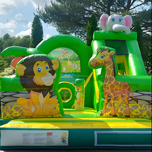 Sư Tử Ngoài Trời Đảng Jumper Trampoline hupfburg Trẻ Em Lâu Đài <span class=keywords><strong>Bouncy</strong></span> Và Trượt Động Vật <span class=keywords><strong>Inflatable</strong></span> Rừng Lâu Đài <span class=keywords><strong>Bouncy</strong></span> - Product Image 3