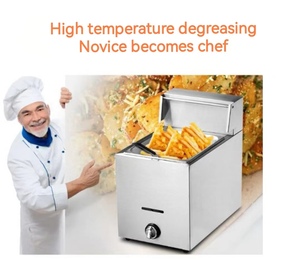Restaurant Deep Gas <b>Fryer</b> Commercial Deep <b>Fryer</b> Gas Electric Deep <b>Fryer</b> <b>Machine</b> - Product Image 6