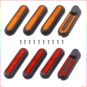 4 Piezas de Cubiertas Protectoras <span class=keywords><strong>para</strong></span> Ruedas, Tapas de Cubo con <span class=keywords><strong>Pegatinas</strong></span> Reflectantes <span class=keywords><strong>para</strong></span> <span class=keywords><strong>Xiaomi</strong></span> Mi Electric Scooter <span class=keywords><strong>Pro</strong></span> <span class=keywords><strong>2</strong></span> M365, Accesorios <span class=keywords><strong>para</strong></span> Scooter - Product Image 1