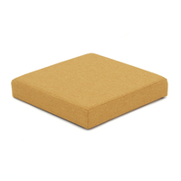Boîte de rangement avec tabouret, classique, en tissu pliable, couleur jaune, pour la maison, prix d'usine