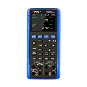 VICTOR 26 Multifunction Process Calibrator With Accuracy 0.01% 5 Digits Display IP65 Source and Measurement function 2 in 1