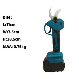 Sécateur électrique rechargeable 35 mm à <span class=keywords><strong>prix</strong></span> d'usine avec 2 batteries, cisailles de taille sans fil avec poignée en plastique - Product Image 5