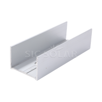 Connecteur de rail solaire en aluminium pour système de montage de rail PV et installation de panneaux