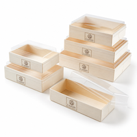 Boîte à charcuterie en bois de pin naturel durable de qualité supérieure avec logo personnalisé, plateau divisé, étui de service pour la restauration professionnelle