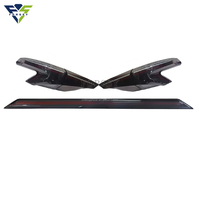 Luces Traseras LED para Sienna 2021-2025 con Lámpara Central LE, XLE, XSE, Limited, Conjunto de Luces Traseras con Señal de Giro Secuencial