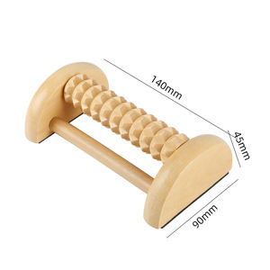 Rodillo masajeador de pies de acupuntura de madera para aliviar el estrés y aliviar la fascitis plantar con terapia de circulación sanguínea para pies - Product Image 6