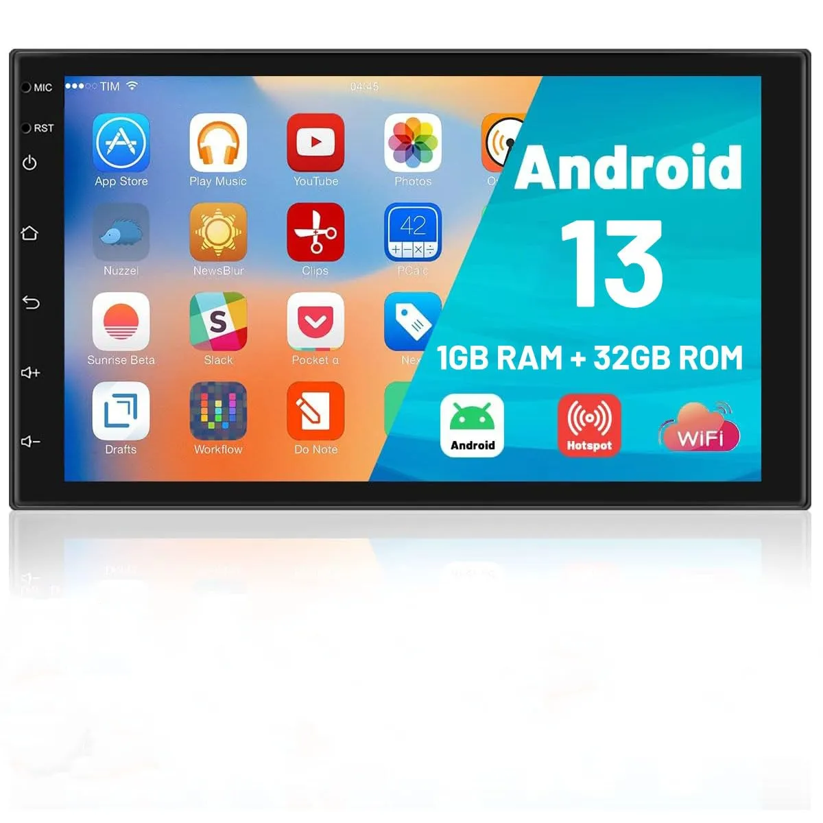 Precio más barato Android 13 sistema 2 Din 7 pulgadas radio de coche pantalla táctil IPS con Mirror Link Carplay Android auto